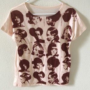 screen printed t shirt S